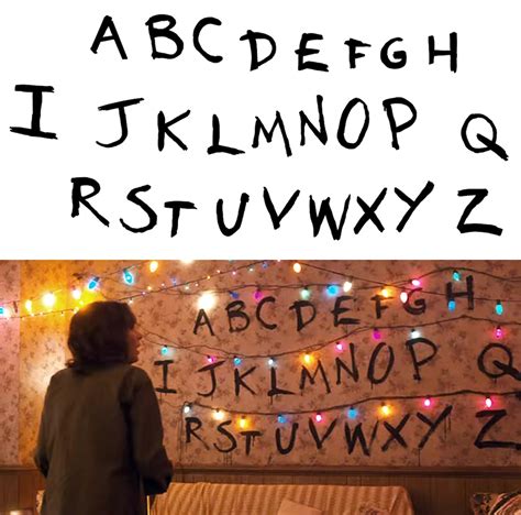 d&d game stranger things|English Alphabet .